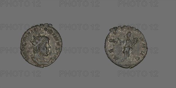 Coin Portraying Emperor Victorinus, 268-270. Creator: Unknown.