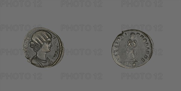 Coin Portraying Empress Fausta, 324-325. Creator: Unknown.
