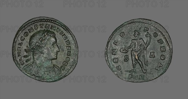 Coin Portraying Emperor Constantine I, 307-337 AD. Creator: Unknown.