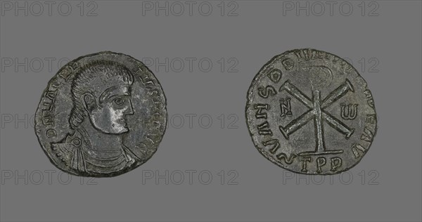 Coin Portraying Emperor Magnentius, 350-353. Creator: Unknown.