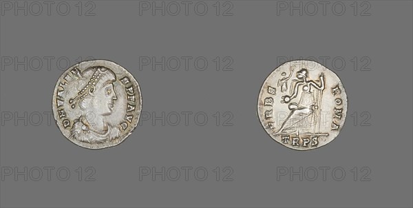 Siliqua (Coin) Portraying Emperor Valens, 364-378. Creator: Unknown.
