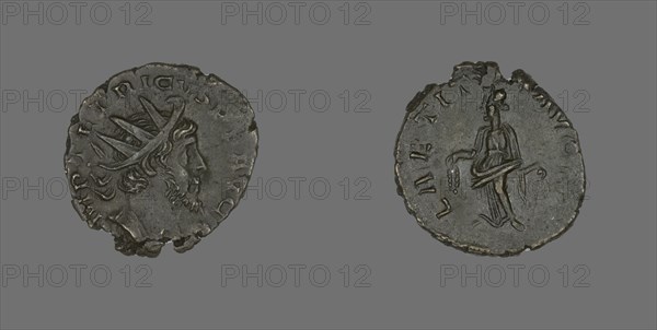 Antoninianus (Coin) Portraying Emperor Tetricus, 271-274. Creator: Unknown.