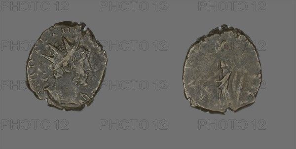 Antoninianus (Coin) Portraying Emperor Tetricus, 271-274. Creator: Unknown.