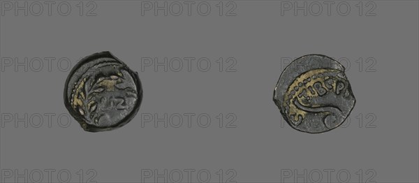 Coin Depicting an Olive Wreath, 30-31, Procurator: Pontius Pilatus (reign of Tiberius). Creator: Unknown.