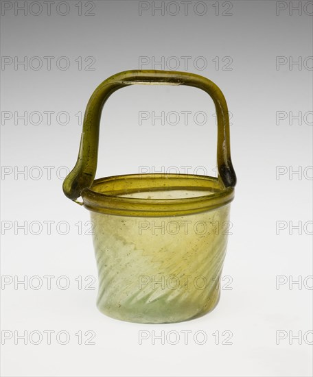 Jar with Basket Handle, 3rd-4th century. Creator: Unknown.