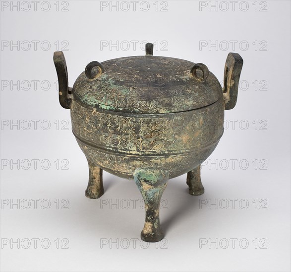 Tripod Food Caldron (Ding), Eastern Zhou dynasty, Spring and Autumn period, late 6th century B.C. Creator: Unknown.