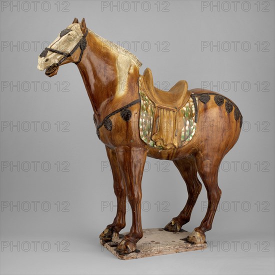 Horse, Tang dynasty, (A.D. 618-907), 1st half of 8th century. Creator: Unknown.