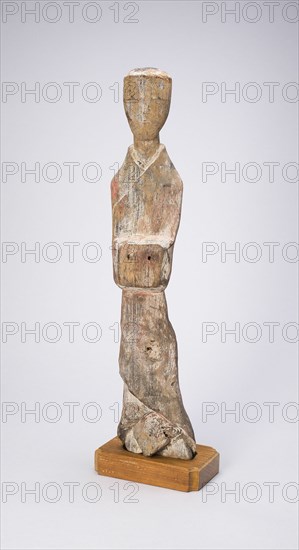 Standing Attendant (Tomb Figurine), Eastern Zhou dynasty, Warring States period, 4th/3rd cent. B.C. Creator: Unknown.