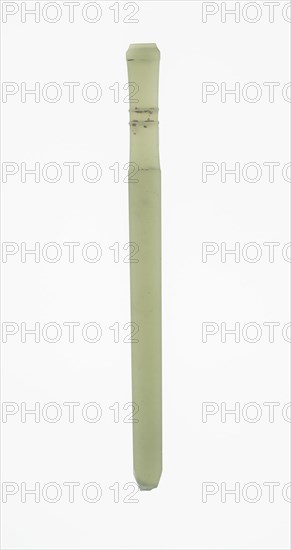 Handle-Shaped Jade, Shang or Western Zhou dynasty, 2nd-early 1st millennium B.C. Creator: Unknown.