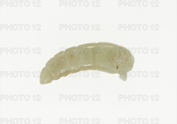 Silkworm Pupa Pendant, Shang or Western Zhou period, 13th/10th century B.C. Creator: Unknown.