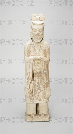 Standing Bearded Official, Tang dynasty (618-907) or later. Creator: Unknown.