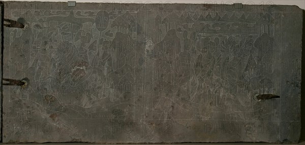 Panels from a Funerary Couch (Guanchuang), Northern Wei dynasty (386-535); c. 525. Creator: Unknown.