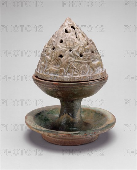 Mountain-Shaped Incense Burner (Boshan Xianglu), Western Han dynasty (206 B.C.-A.D. 9). Creator: Unknown.