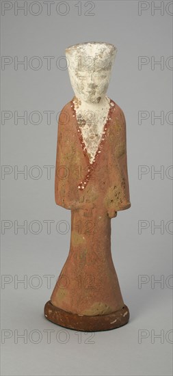 Female Attendant (Tomb Figurine), Western Han dynasty (206 B.C.-A.D. 9), c. 2nd century B.C. Creator: Unknown.