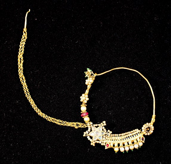 Nose Ring (Nath), 19th century. Creator: Unknown.