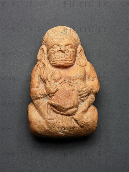 Toy Cart with Grimacing Potbellied Dwarf (Yaksha), 1st century B.C. Creator: Unknown.