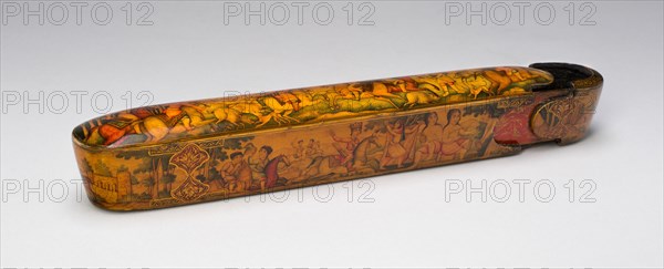 Pen box, Qajar dynasty (1796-1925), 19th century. Creator: Unknown.