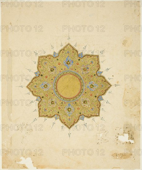 Shamsa Medallion, 16th/17th century. Creator: Unknown.