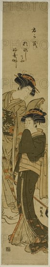 Two Courtesans, c. 1776/81. Creator: Isoda Koryusai.