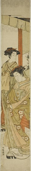 Two Courtesans of the Iseya, c. 1776. Creator: Isoda Koryusai.