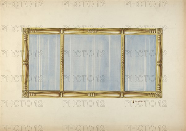 Gilt Mirror, c. 1937. Creator: Robert Stewart.