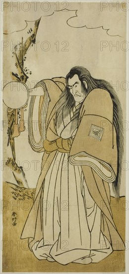 The Actor Ichikawa Danzo IV as Shutokuin in the Play Tokimekuya O-Edo no Hatsuyuki..., c. 1780. Creator: Katsukawa Shunko.