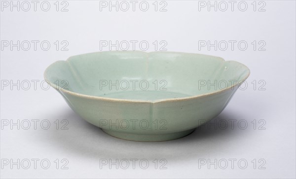 Shallow Foliate Bowl, Korea, Goryeo dynasty (918-1392), 12th century. Creator: Unknown.