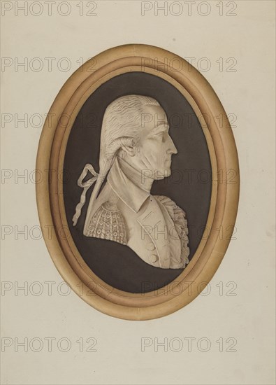 Bust of Washington, 1935/1942. Creator: Jane Iverson.