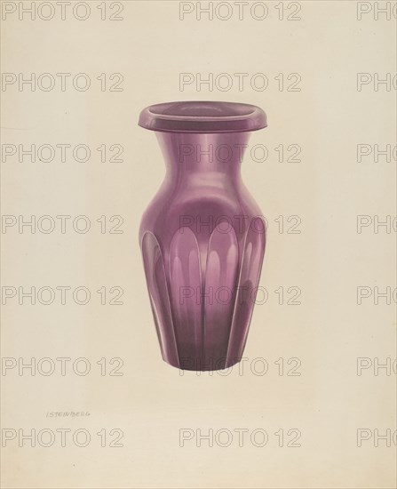 Vase, 1935/1942. Creator: Isidore Steinberg.