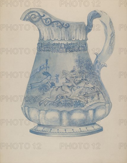 Beer Pitcher, c. 1936. Creator: Florence Stevenson.