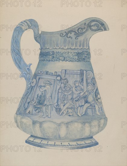 Beer Pitcher, c. 1936. Creator: Florence Stevenson.