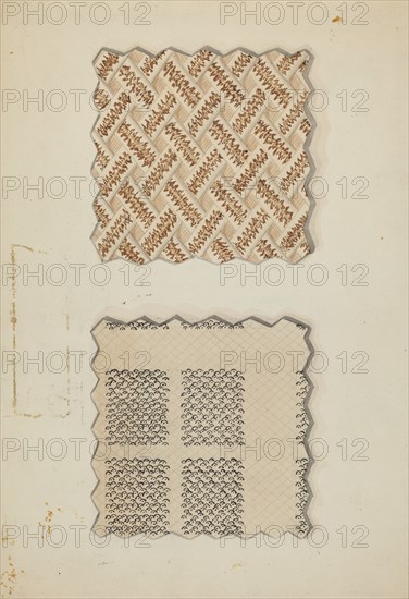Vest Material, c. 1936. Creator: Robert Stewart.