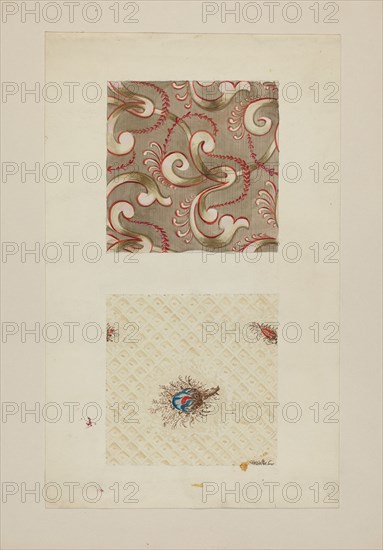 Vest Material, c. 1936. Creator: Robert Stewart.