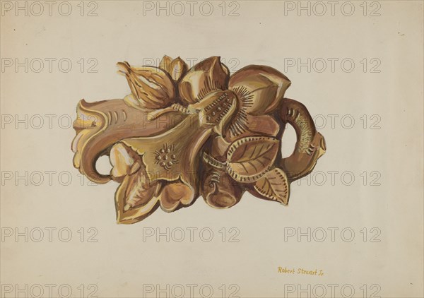 Brooch, c. 1936. Creator: Robert Stewart.