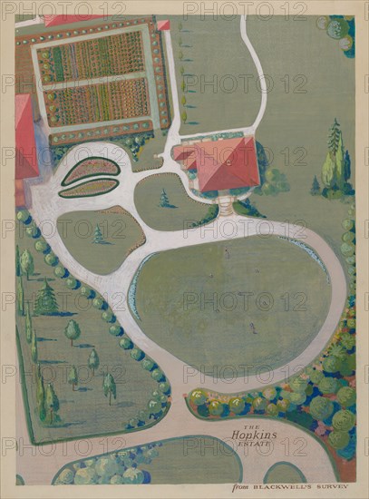 J. Hopkins Estate, c. 1936. Creators: George Stonehill, Meyer Goldbaum.