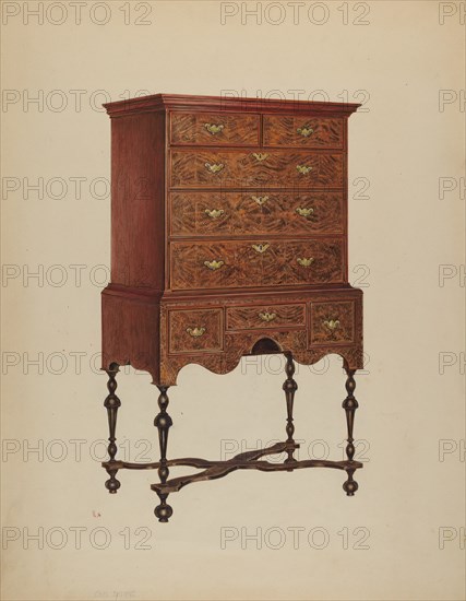 Highboy, c. 1938. Creator: Charles Squires.