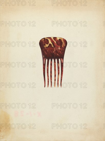 Comb, c. 1940. Creator: Isidore Steinberg.