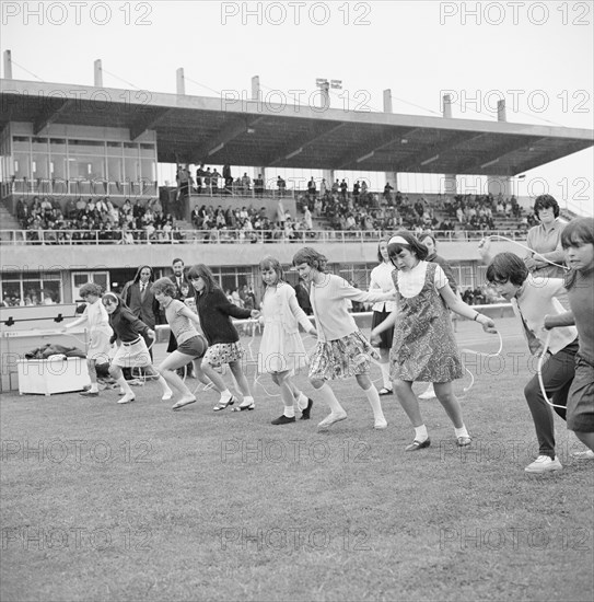 Copthall Stadium, Hendon, Barnet, London, 25/06/1966. Creator: John Laing plc.