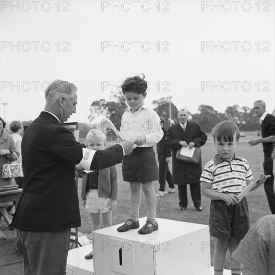 Copthall Stadium, Hendon, Barnet, London, 25/06/1966. Creator: John Laing plc.