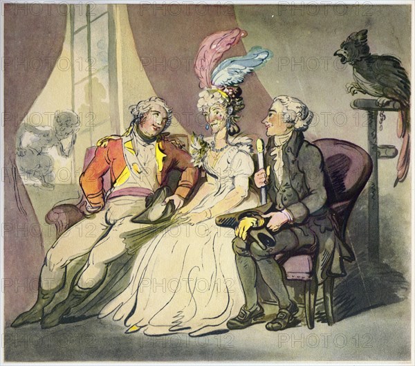 The Rivals, c1780-1825. Creator: Thomas Rowlandson.