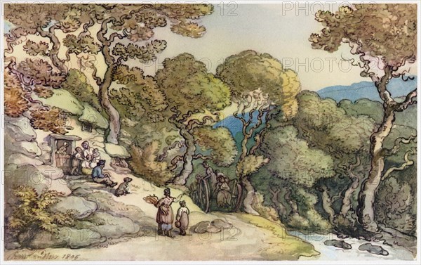 Country Scene in Cumberland, 1805. Creator: Thomas Rowlandson.