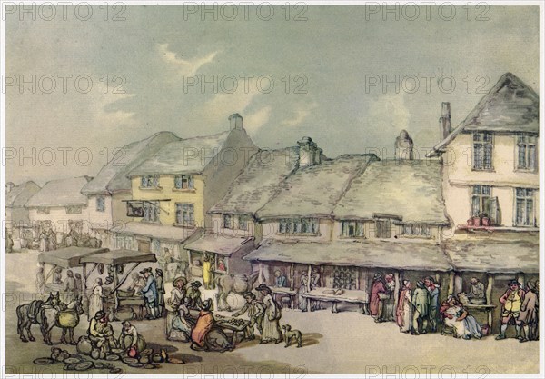 Market Place, Cornwall, c1780-1825. Creator: Thomas Rowlandson.