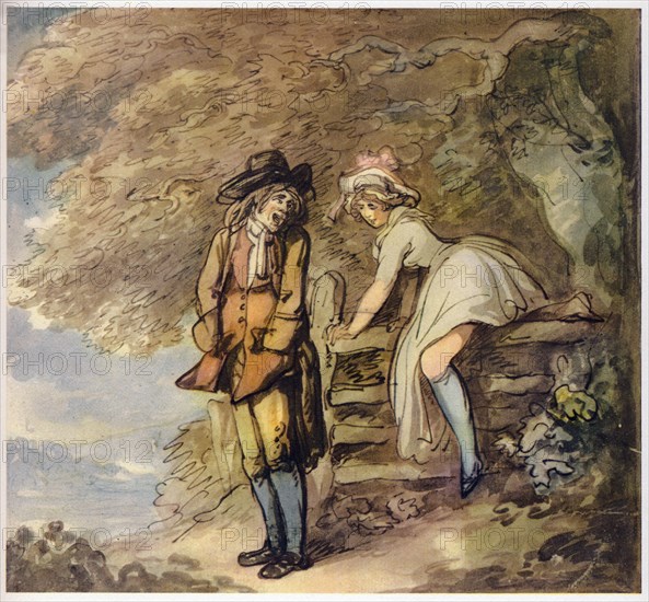 Taking a Mean Advantage, c1780-1825. Creator: Thomas Rowlandson.