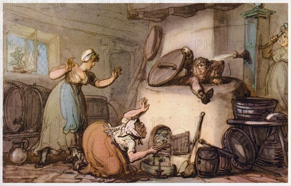 The Double Disaster, 1807. Creator: Thomas Rowlandson.