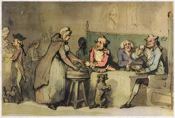 The Oyster Woman, c1780-1825. Creator: Thomas Rowlandson.