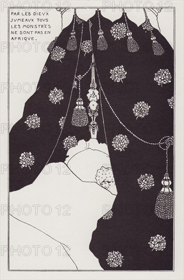 Portrait of Himself, 1894. Creator: Aubrey Beardsley.