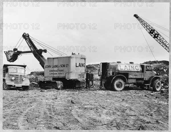 Filton Airfield, South Gloucestershire, 30/04/1950. Creator: John Laing plc.