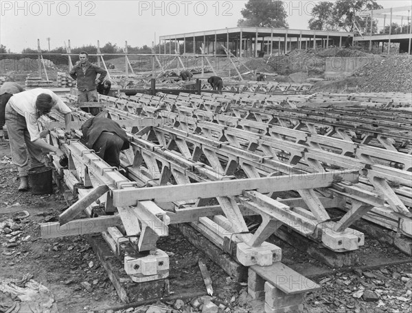 County High School, Gedling Road, Arnold, Gedling, Nottinghamshire, 30/08/1958. Creator: John Laing plc.