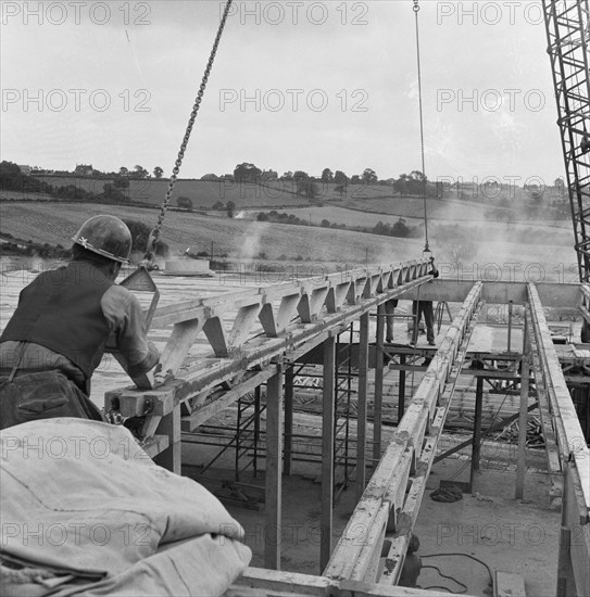 County High School, Gedling Road, Arnold, Gedling, Nottinghamshire, 12/09/1958. Creator: John Laing plc.