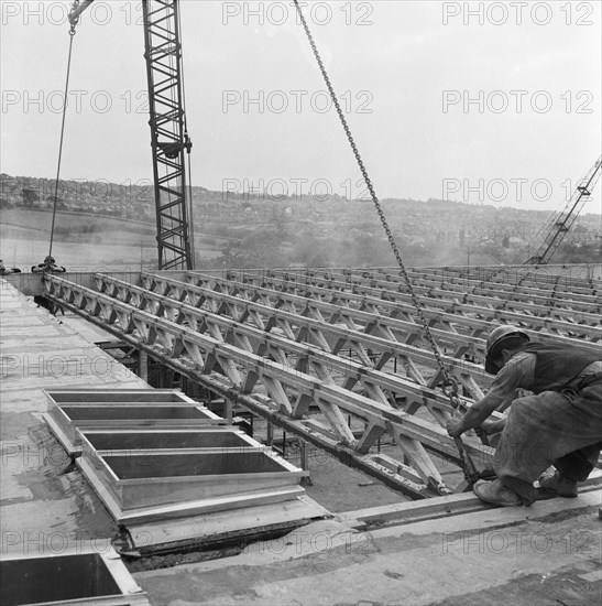 County High School, Gedling Road, Arnold, Gedling, Nottinghamshire, 12/09/1958. Creator: John Laing plc.